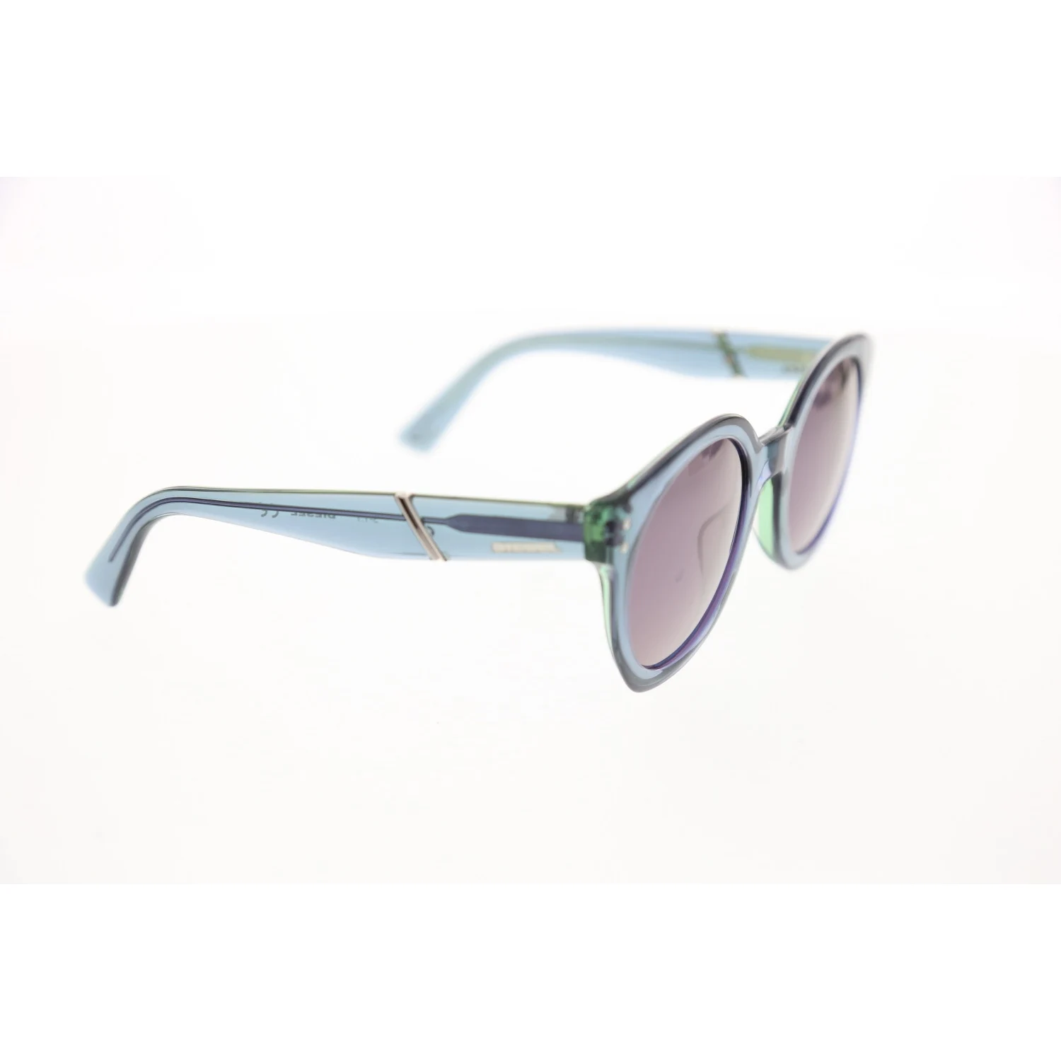 

Women's sunglasses dl 0252 92c bone green organic oval aval 52-24-140 diesel