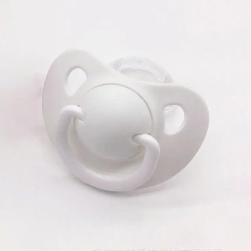 

Soother Pacifier Feeder Wide-bore Butterfly Shaped Silicone Nipple for Adult 23GD