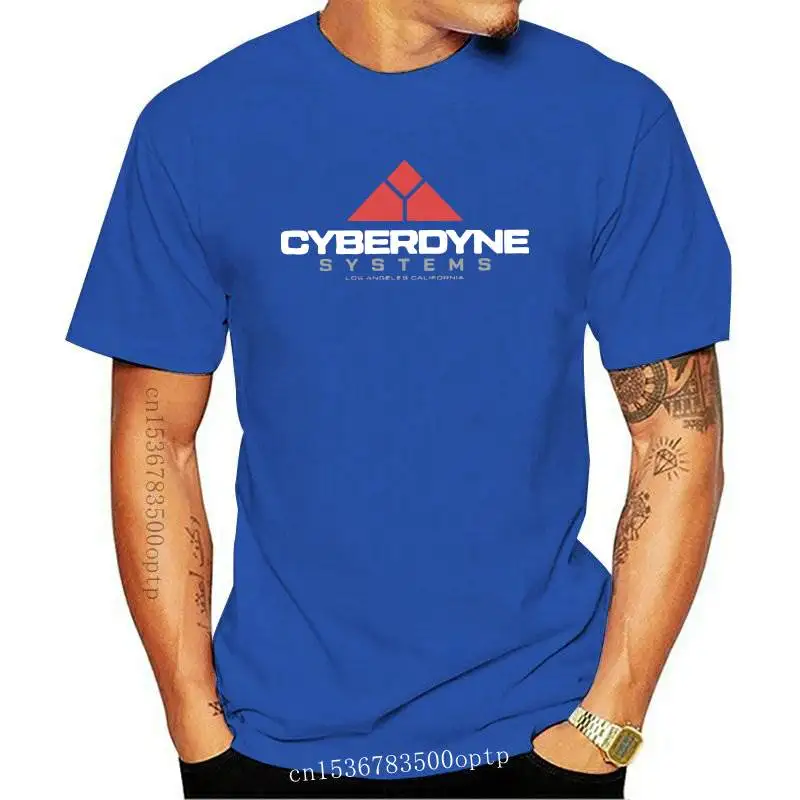 Новые футболки Terminator Cyberdyne Systems мужские хлопковые Веселая футболка Арнольд
