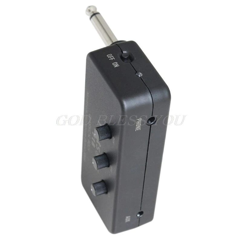 NUX GP 1 Electric Guitar Plug Mini Headphone Amp Built in Distortion Effect Compact Portable Guitar Headphone Amplifier