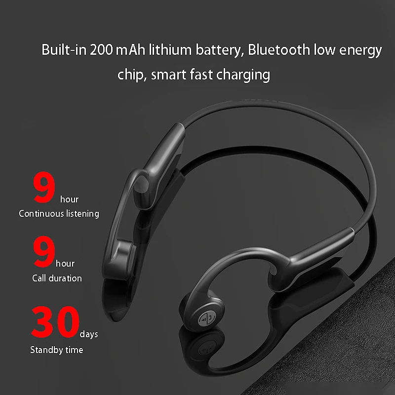 Z8 PRO Bone Conduction Bluetooth Headset Wireless Sports Waterproof Upgrade Stereo Bone Conduction Headphones
