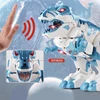 RC Deformation Dinosaur One-Key Deformation Robot Light Music Children's Electric Educational Dinosaurs Toy  English Version 5