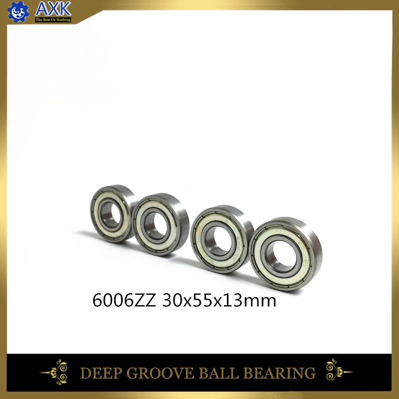 6006ZZ подшипник 30*55*13 мм ABEC-3(2 шт.) для триммера глубокий паз 6006 Z zz, шариковые подшипники 6006Z