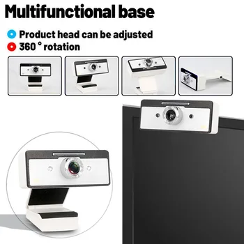 

USB2.0 Web Camera HD Computer Camera Webcams Built-In Noise Reduction Microphone Adjustable Focus Computer Laptop Webcams Camera