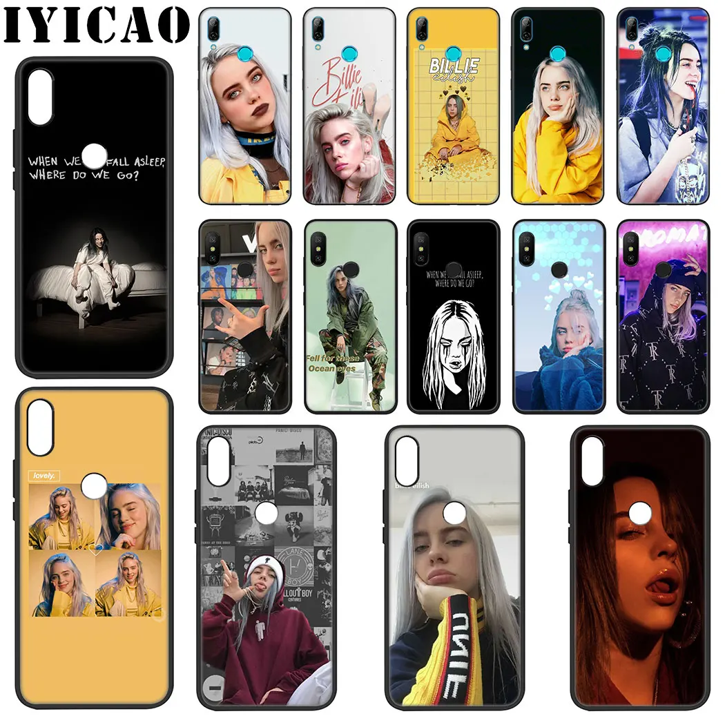 

IYICAO Billie Eilish Soft Silicone Case for Xiaomi Redmi Note 4X 5 6 7 8 Pro 5A Prime Case