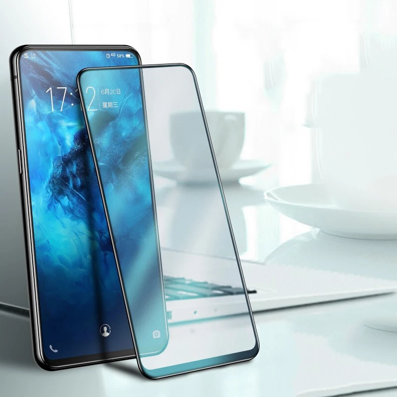 ДЛЯ VIVO V15 X27 S1 Pro Nex матовое закаленное стекло для против следов от пальцев полная