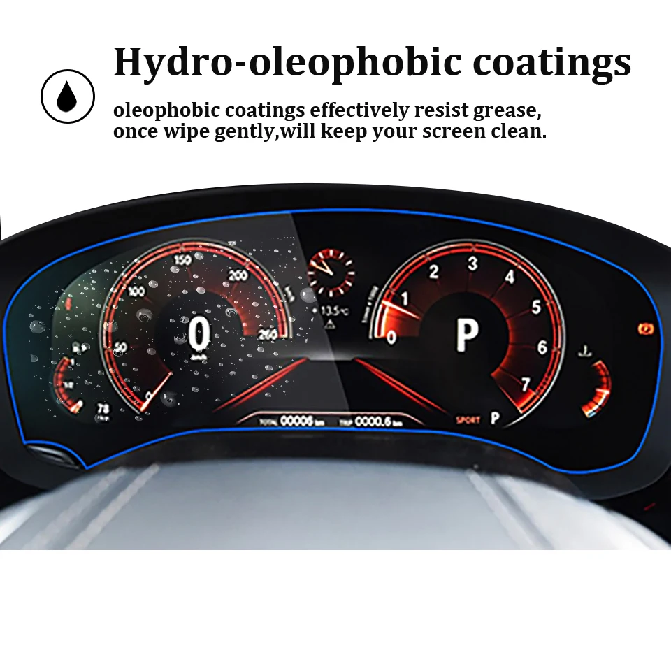 for BMW 5 Series G30 6 Series G32 dashboard panel film cover glass anti scratch wear resistant water proof glass