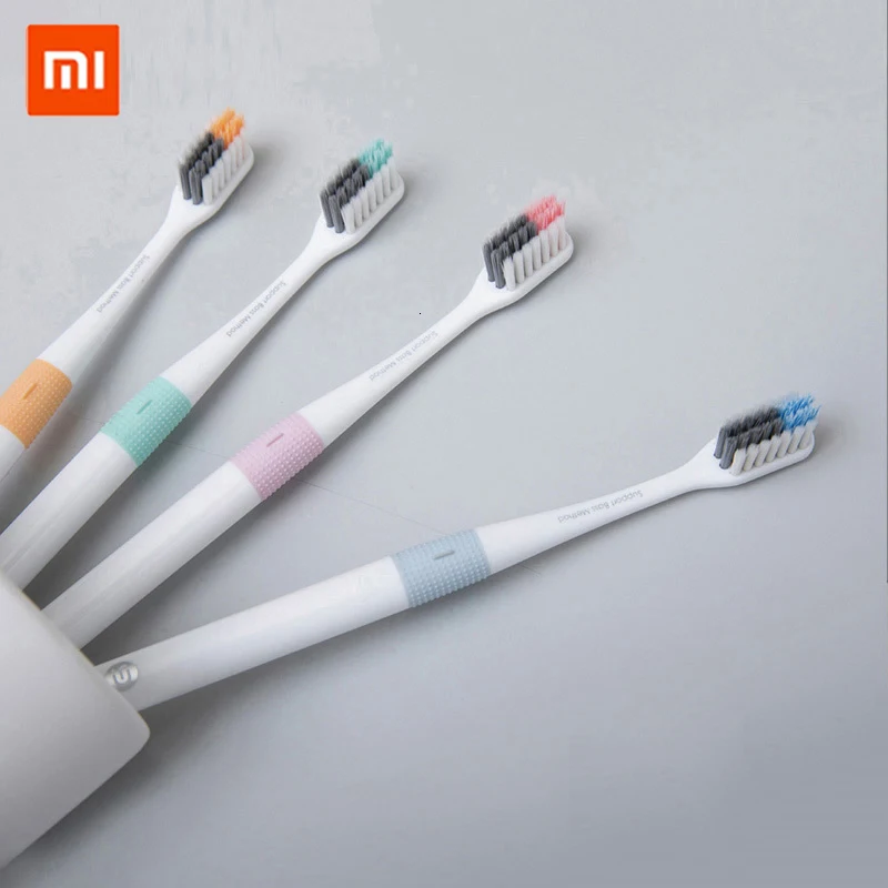 Оригинальный Xiaomi DOCTOR B toothbrush Mi Home 4 цвета в 1 Набор Глубокая очистка дорожная