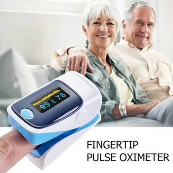 

Arterial Oxygen Saturation Monitor OLED Fingertip Pulse Oximeter Finger Blood Oxygen Saturation Level Monitor Finger Oximeter