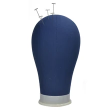 Training Mannequin Head Canvas Block Head Display Styling Mannequin Manikin Head Wig Stand Free Holder