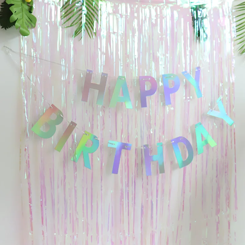Баннер с днем рождения Festa Infantil Decorazioni Compleanno Versieringen для вечеринки аксессуары Decoracao