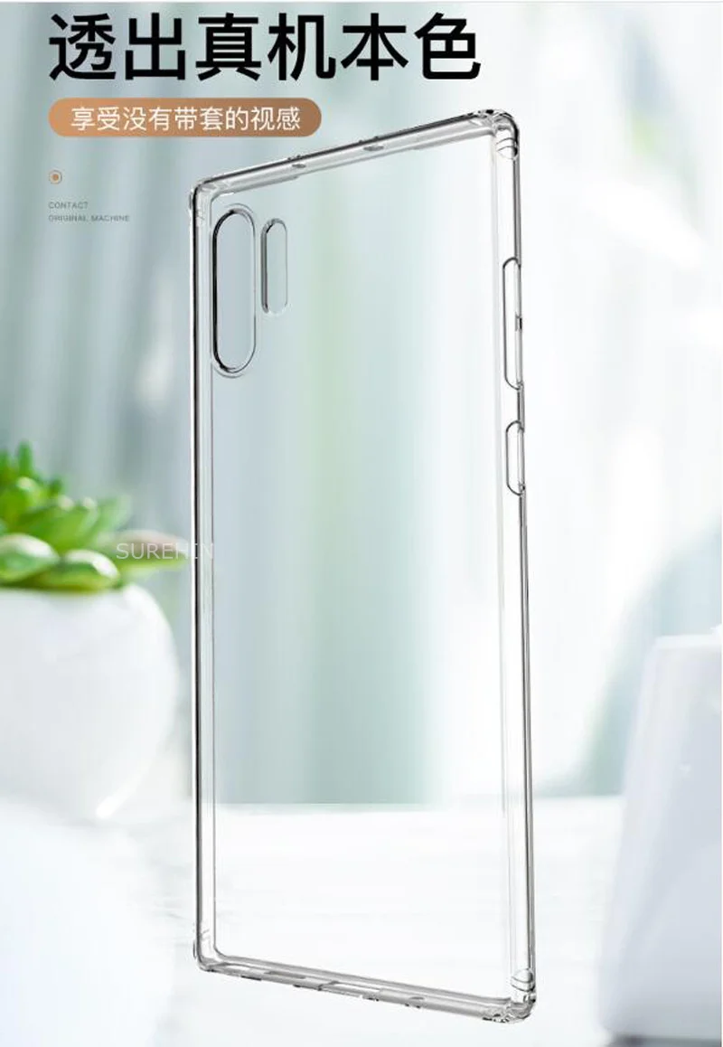 SUREHIN case for Samsung galaxy Note 10+ cover pro S10e Plus 9 clear soft matte black skin for samsung galaxy note 10 plus case