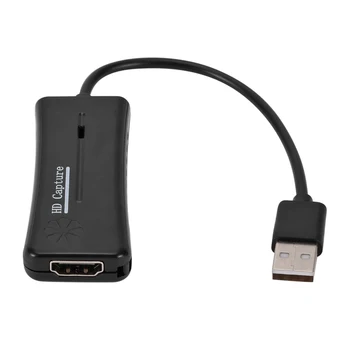 

ALLOYSEED USB 2.0 to HDMI capture Card 1080P Live Streaming Video Converter OBS Adapter Box for PS4 Xbox Switch