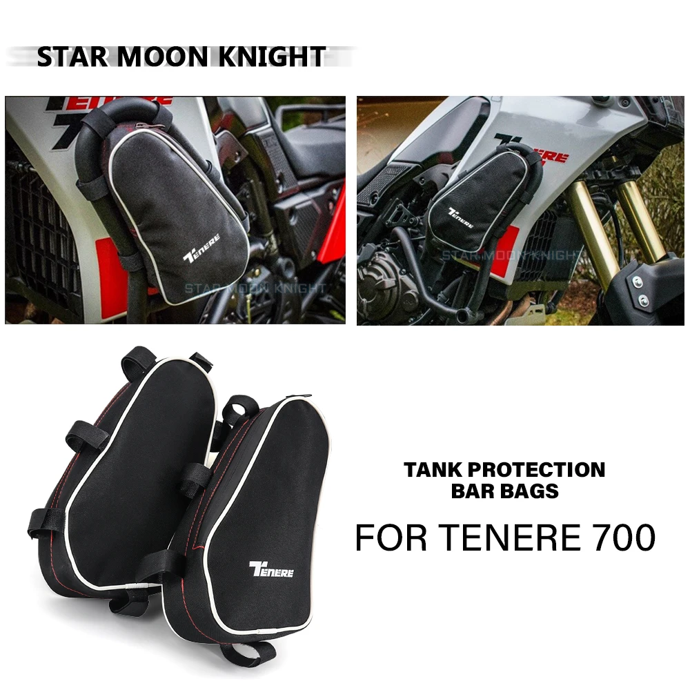 Fit For YAMAHA TENERE 700 Tenere700 XTZ 700 T700-Motorcycle Frame Crash Bars Waterproof Bag Repair Tool Placement Bag