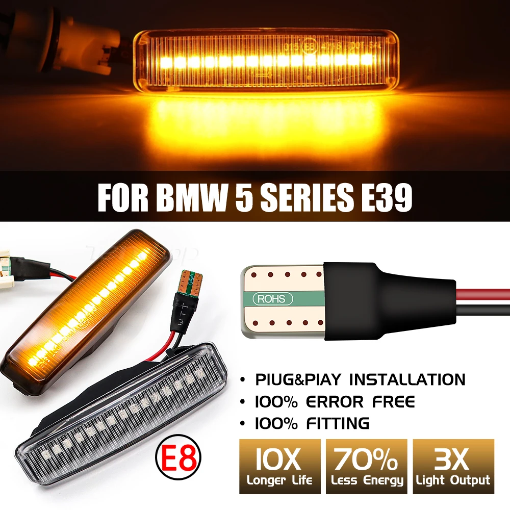 ũ ̳   õ LED Ʈ ̵ Ŀ  ڵ  ׼, BMW 5 ø E39 M5 1998-2003