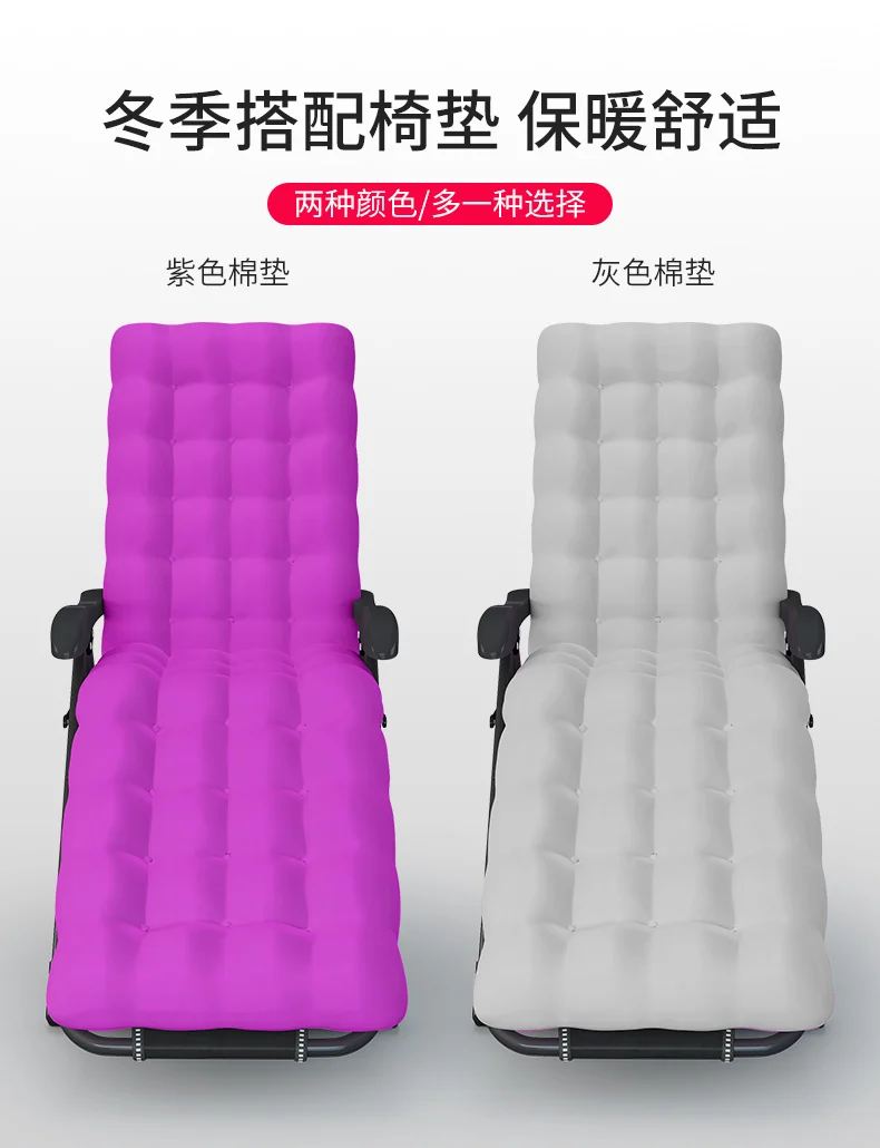 Outdoor or indoor adjustable nap recliner chair folding deck chair Beach chair with Steel Pipe frame Moisture absorption