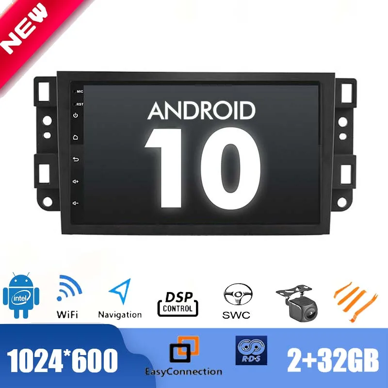 9 &quotAndroid 10 0 радио для Chevrolet Lova 2006-2010 Автомобильный мультимедийный плеер GPS стерео
