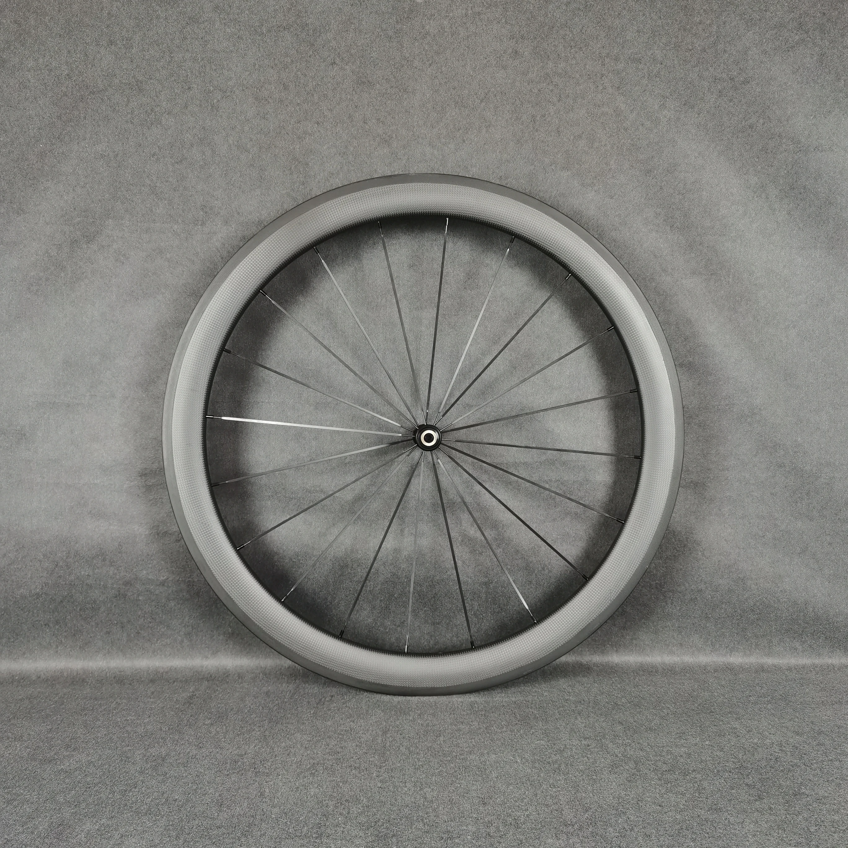 

700C carbon fiber wheel front wheel depth 50mm width 23/25mm Clincher/Tubular road V-brake bicycle with 3K matte