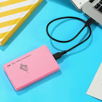 

2.5 inch Hard Disk Drive Case Box Portable 2TB SATA USB 3.0 External Hard Disk Box SSD HDD Case For Desktop Laptop Notebook