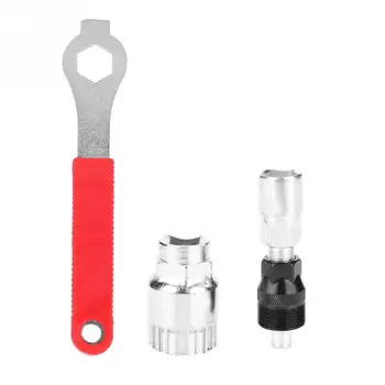 

Bike Crank Extractor Bottom Bracket Remover Rust Resistant High-carbon Steel Crankset Repair Tool Set for Bicycle