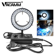 AC 90 V-220 V Европейская стандартная вилка регулируемое кольцо освещения промышленный микроскоп промышленности отличная круглая лампа