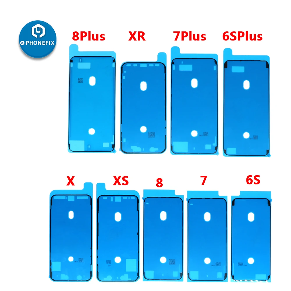 

PHONEFIX 3M Waterproof Sticker LCD Touch Screen Display Frame Pre-Cut Adhesive Glue Tape Sticker for iPhone 7 7P 8 8P X XS XR