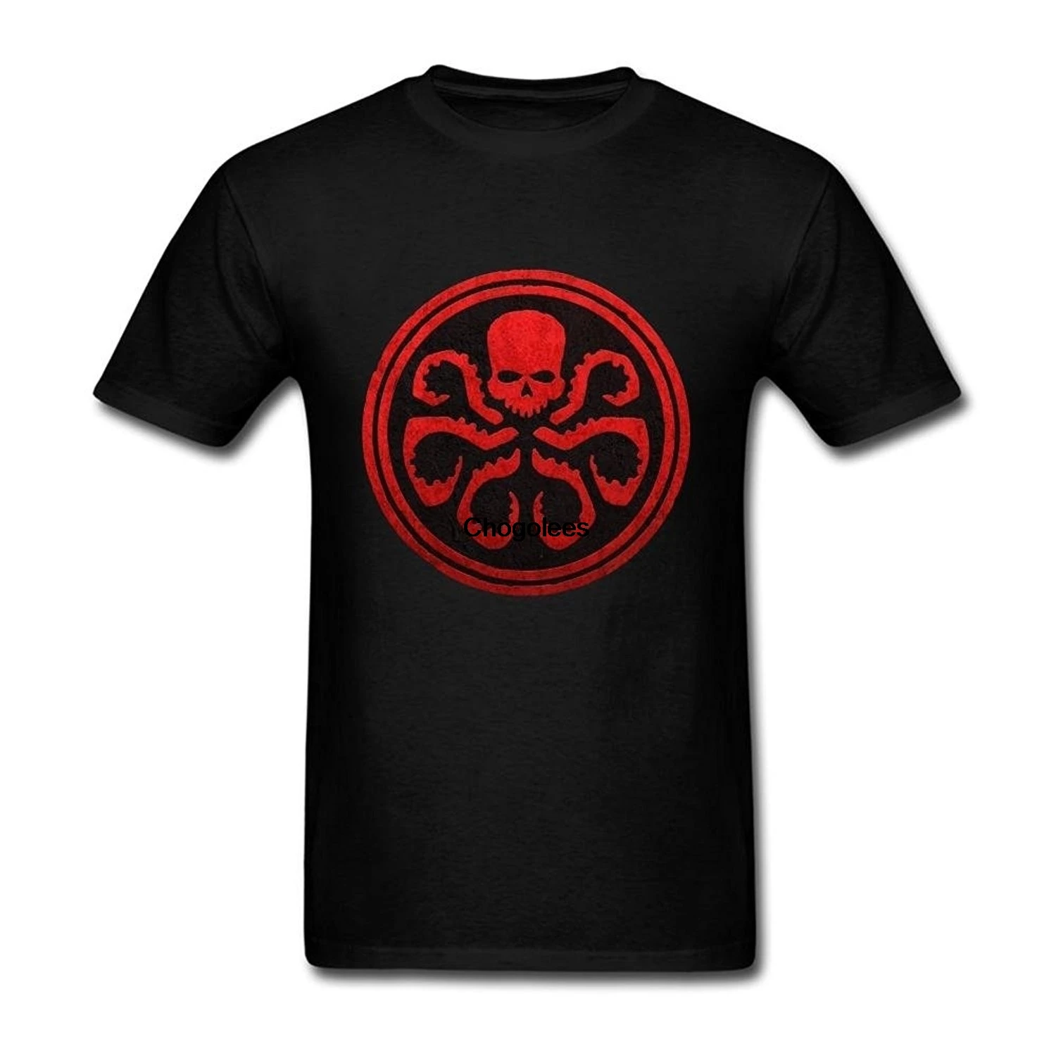 Man Casual T-shirt Cotton Agents of SHIELD Hydra Logo T Shirts Men Graphic |