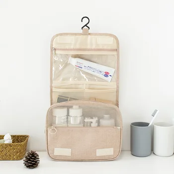 

Bathroom Storage Wash Bag Ladies Makeup Organizer Waterproof Bath Hook Hanging Toiletry Portable Outdoor Travel Accessories