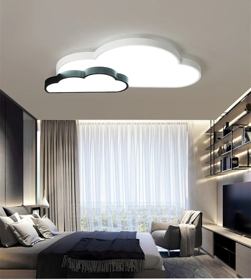 Asian Modern Led Ceiling Lights Bed Room Ceiling Light For Kids Room Bedroom Ceiling Lamp Dimmable Remote Control 110V 220V