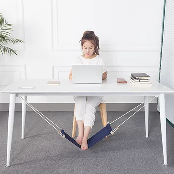 

Swing Pedal Study Leg Rest Mini Home Foot Hammock Hanging Portable Work Office Desk Chair Outdoor Soft