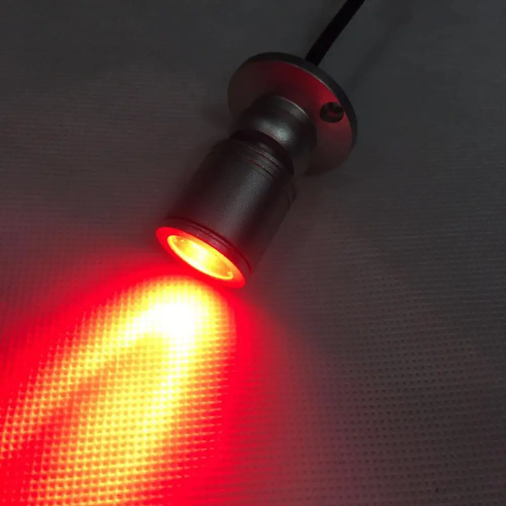 10pcs/lot Mini Downlight Under 20mm  Cabinet Spot Light 1W Ceiling Recessed Lamp AC85-265V Dimmable Down lights free shipping