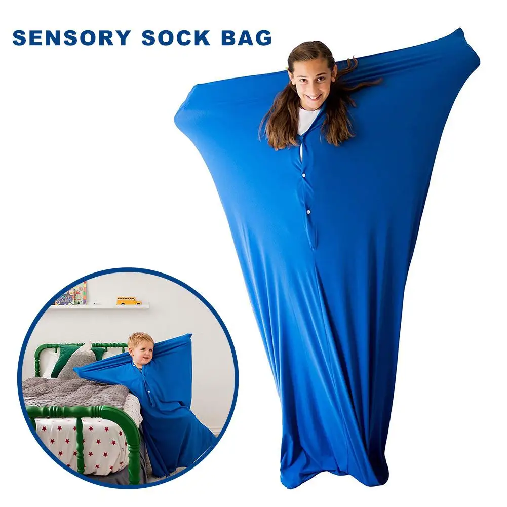 

Full-Body Sensory Sock Wrap To Relieve Stress Hyposensitivity Anxiety Stretchy Safe Comfortable Breathable Sack For Kids