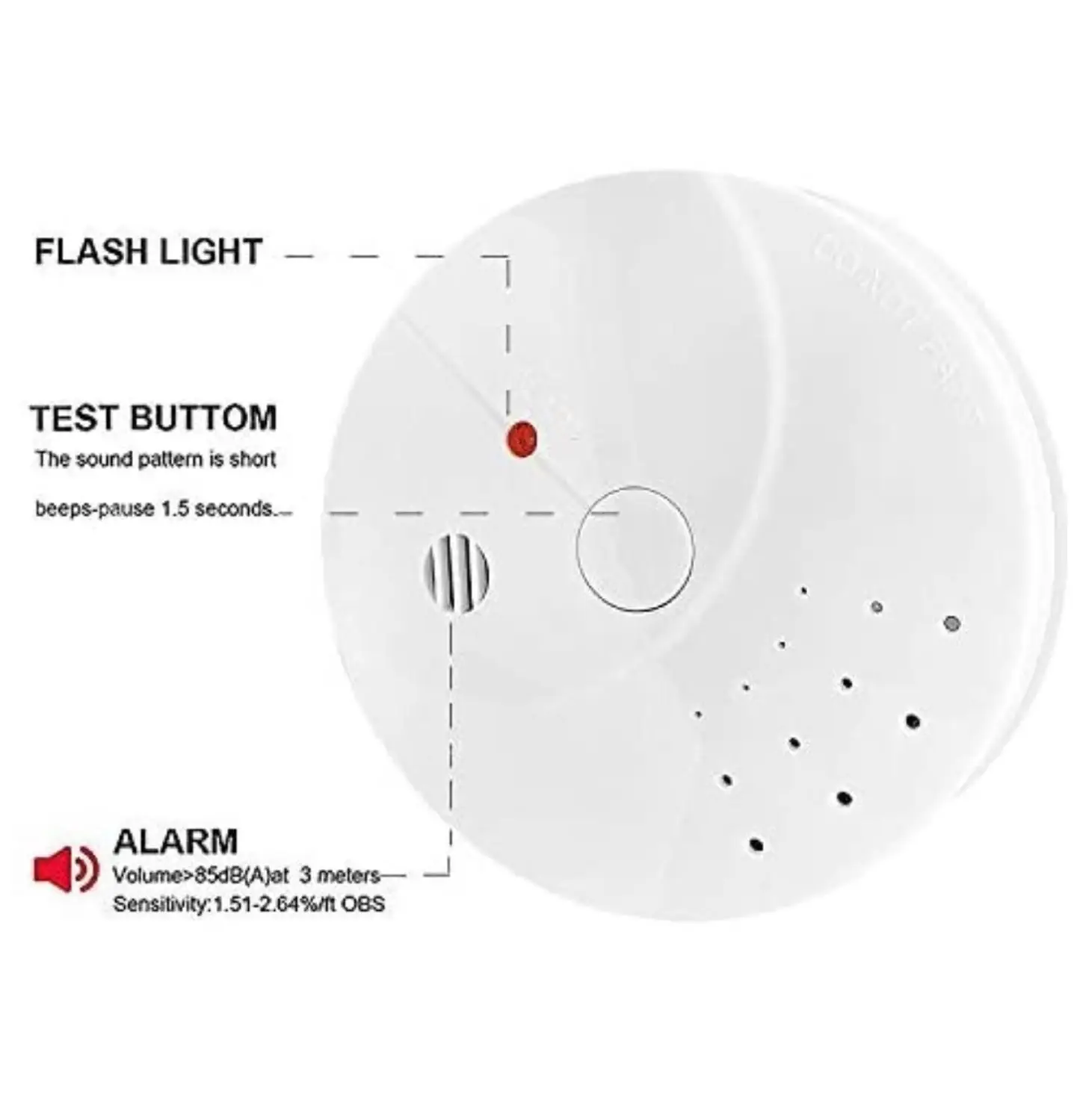 

Independent Smoke Detector Sensor Fire Alarm Home Security System Firefighters Smoke Alarm Fire Protection