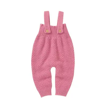 

Baby Rompers For Boy Girl Knitted Newborn Kid Jumpsuit Outfit Super Soft Toddler Infant Onesies Clothing Solid One Piece Overall