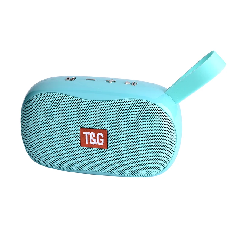 TG-173 мини-динамик Портативный беспроводной Bluetooth динамик сабвуфер открытый динамик Поддержка FM TF карта - Цвет: green