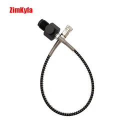 PCP Paintball Air Fill Station G5/8 DIN Adapter Scuba Diving Filling Regulator Stainless Steel,Springs Reinforced Hose
