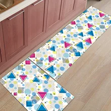 Memphis шаблон 2 шт. коврик для кухонных дверных ковриков для входного пути аксессуары для ванной набор грязи мусора грязи Траппер нескользящий назад