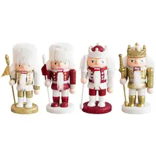 15 см кукла Щелкунчик деревянная кукла в форме короля солдата настольное украшение подарок на год для детей рождественские украшения