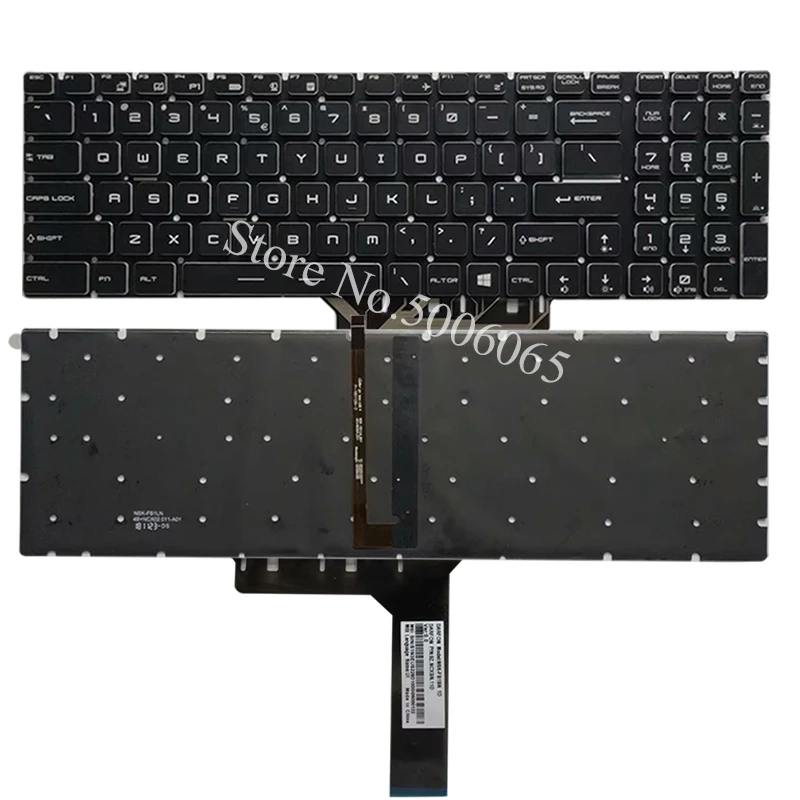 

NEW US laptop keyboard For MSI PE60 PE70 PX60 WS60 WS72 WT72 keyboard