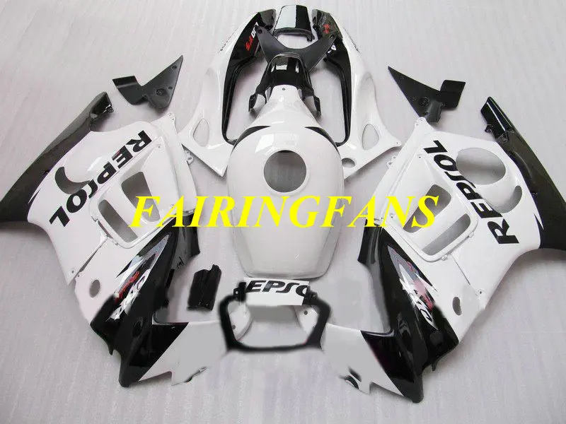 Мотоцикл обтекатель комплект для HONDA CBR600F3 97 98 CBR 600 F3 CBR 600F3 CBR600 1997 1998 Белый Черный Обтекатели кузова+ подарки HM26