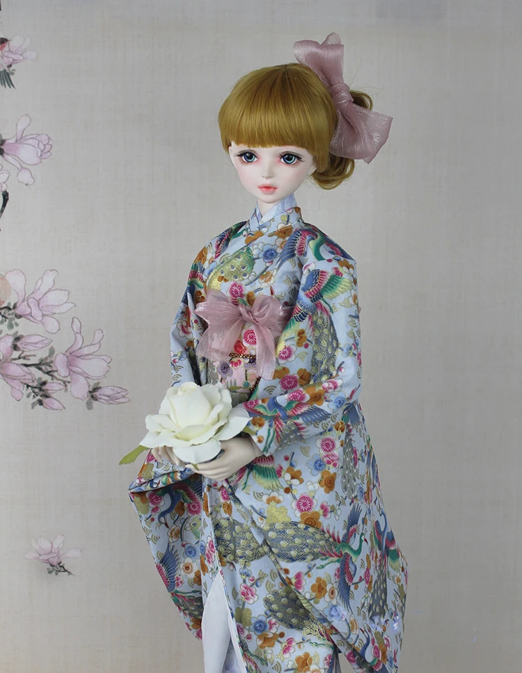 BJD SD Одежда для кукол наряд платье-кимоно для 1/3/1/4 1/6 BJD кукла Косплэй костюм
