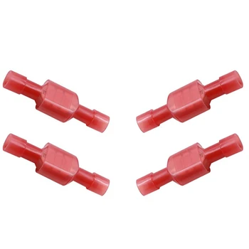 

HTHL-500Pcs Female Red Male Fast Wire Connector 22-16 Awg Fully Insulated Nylon Spade Type Disconnect Crimp Fdfn&Mdfn1.25-250