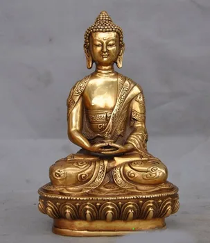

wedding decoration China buddhism brass Bhaisajyaguru Sakyamuni Shakyamuni Tathagata Buddha statue