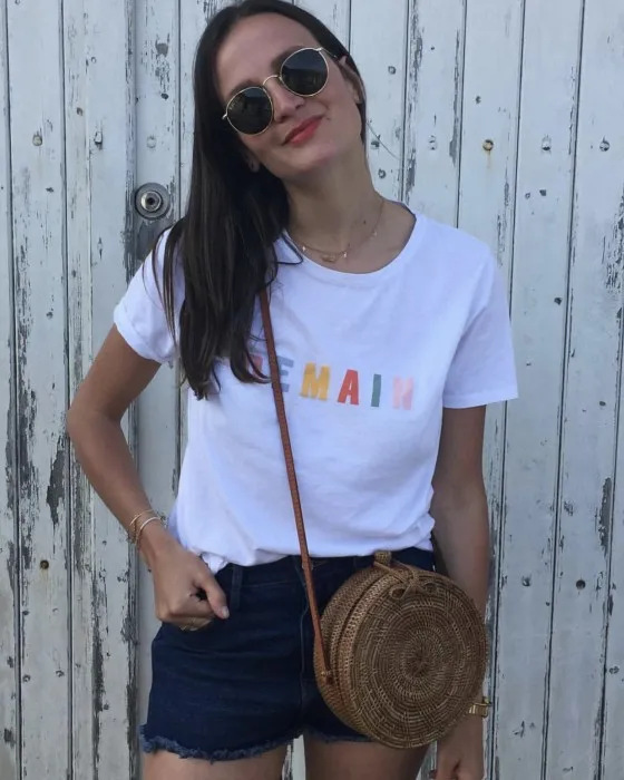 100% Cotton Ladies Round Neck Letter Print T Shirt 2019 Summer Women Printed Shirt Tees Top Multi color optional