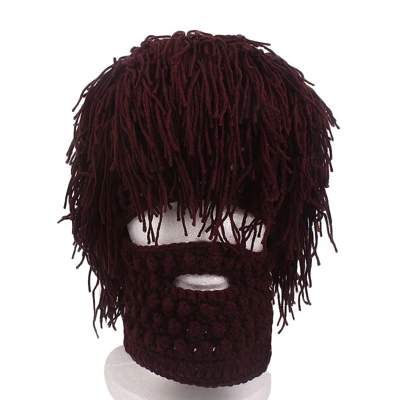 Дикарь парик с головной повязкой Борода Косплей Маска Хэллоуин вечерние украшения косплей реквизит вечерние принадлежности