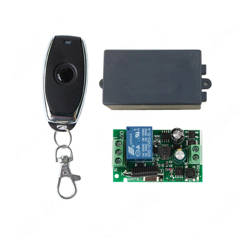 433Mhz Universal Wireless Remote Control Light Switch AC 110V 220V 1CH Relay Receiver Module &amp 433 MHz RF Button Controls | Электроника
