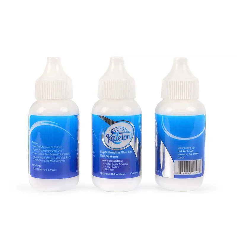1 3 Oz 38 ml Lace Wig Glue Katelon super bonding glue Invisible WaterProof Adhesive for 2