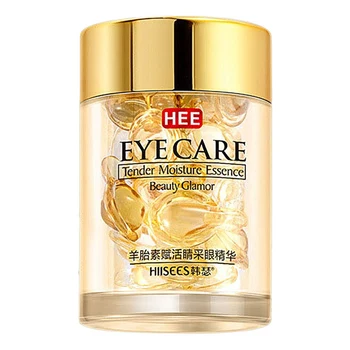 

24K Gold Peptide Wrinkles Eye Ampoule Capsule Eye Serum Anti-Aging Fine Lines Dark Circle Eye Care Eye Cream 30 Grain