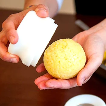 

New Home DIY Rice Ball Mold Reusable Sushi Maker Mould Handmade Stuffed Meat Baller Maker Kitchen Tool 2020