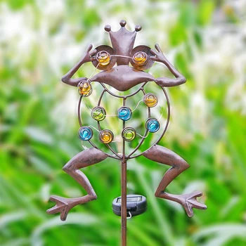 

Decorative LED Garden Light Yard Walkway Frog Shape Waterproof IP44 Ground Outdoor Path Patio Landscape Solar Powered Lawn Spike